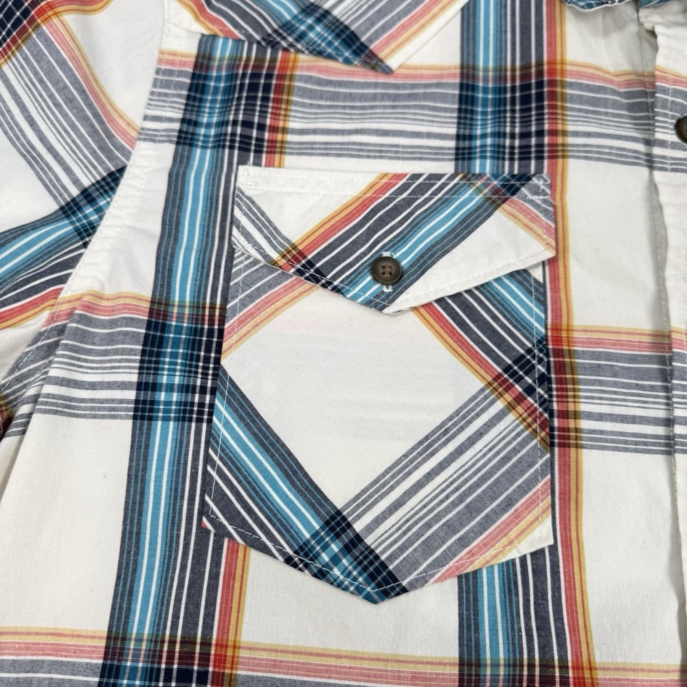 Wrangler Western Mens Shirt Size L Plaid Button Front Cowboy Multicolor Stretch - Picture 16 of 16